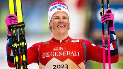  Norway’s Johannes Høsflot Klæbo equals all-time gold record with stunning eighth medal