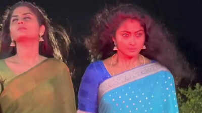 Actress Vaishnavi Arulmozhi shares BTS video from Veera set; watch