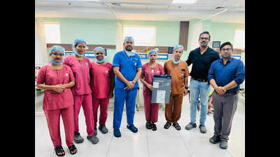 Doctors save man’s leg from amputation