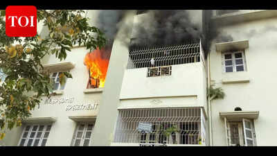 Bhubaneswar apartment fire: 4 hospitalised after short-circuit sparks blaze