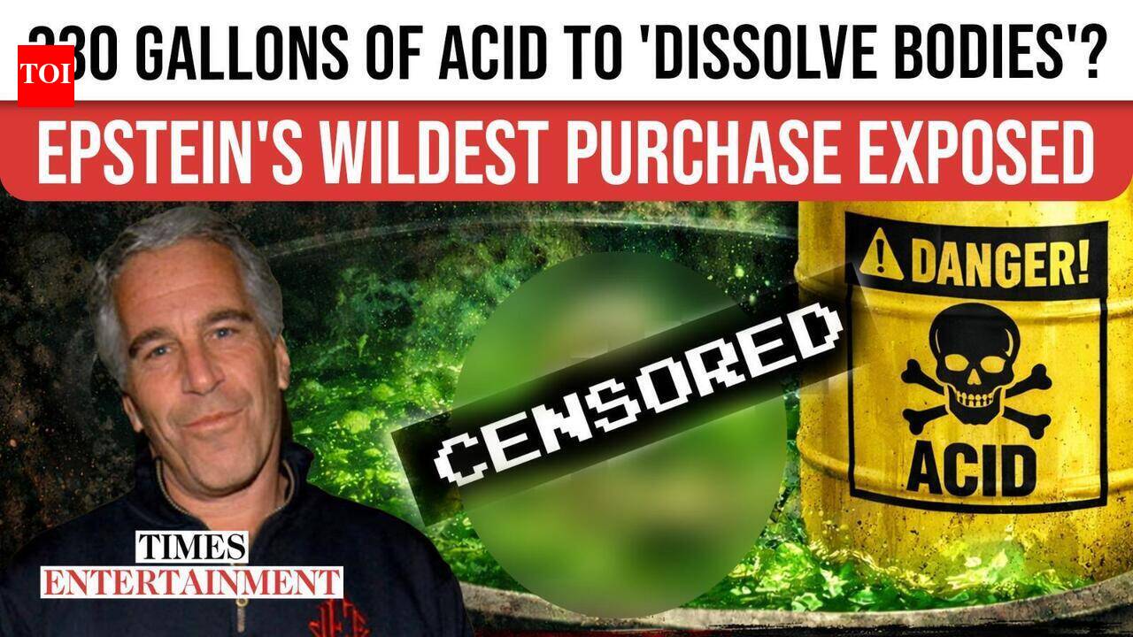Epstein’s Massive Acid Purchase Coincided With FBI Probe, Internet Explodes With Theories