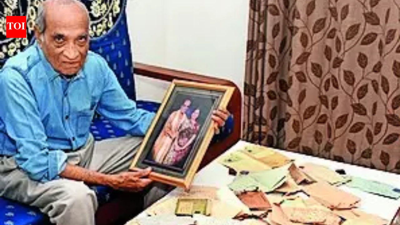 Love survived distance in 1k handwritten letters: Gujarat man preserves notes exchanged with wife over 58 years of marriage