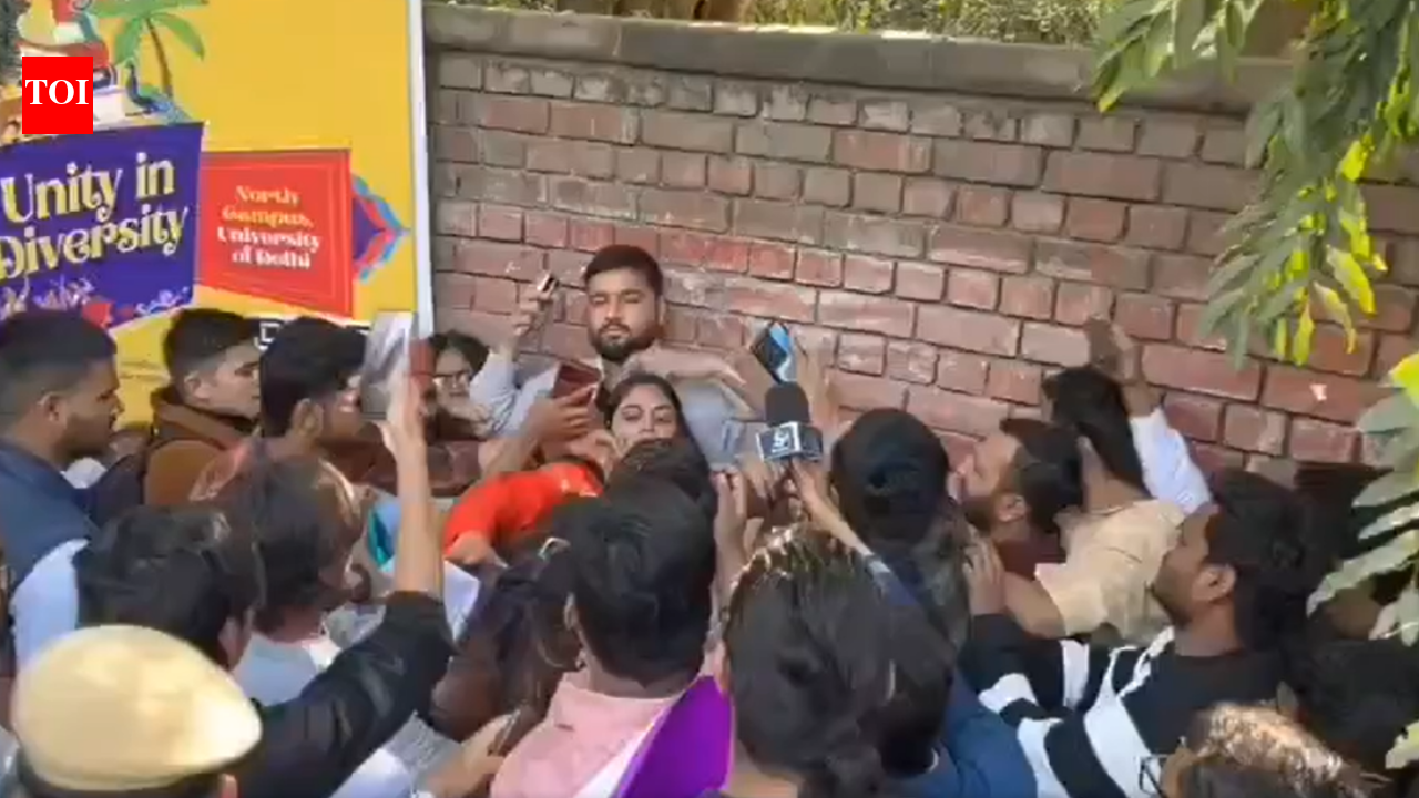 Woman journalist 'attacked, assaulted' during pro-UGC protest in Delhi University