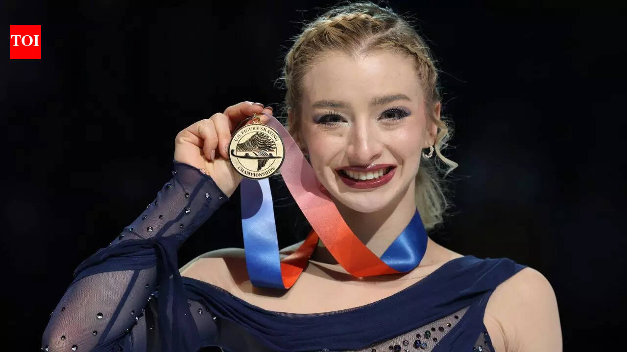 US figure skating star Amber Glenn turns heads after flaunting powerful physique in viral social media clip