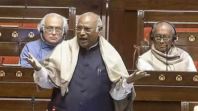 Restore expunged parts of speech, says Kharge; RS chair rejects call