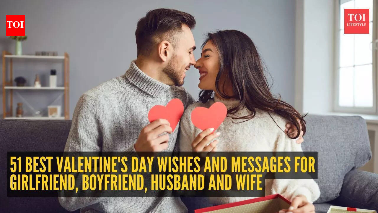 Happy Valentines Day 2026: 51 Best Valentine's Day Wishes and Messages for girlfriend, boyfriend, husband and wife