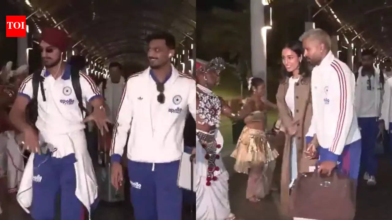 Watch: Hardik spotted with girlfriend; Arshdeep dances on India's arrival in Colombo