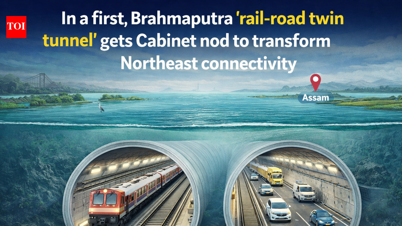 In a first, Brahmaputra 'rail-road twin tunnel' gets Cabinet nod to transform Northeast connectivity