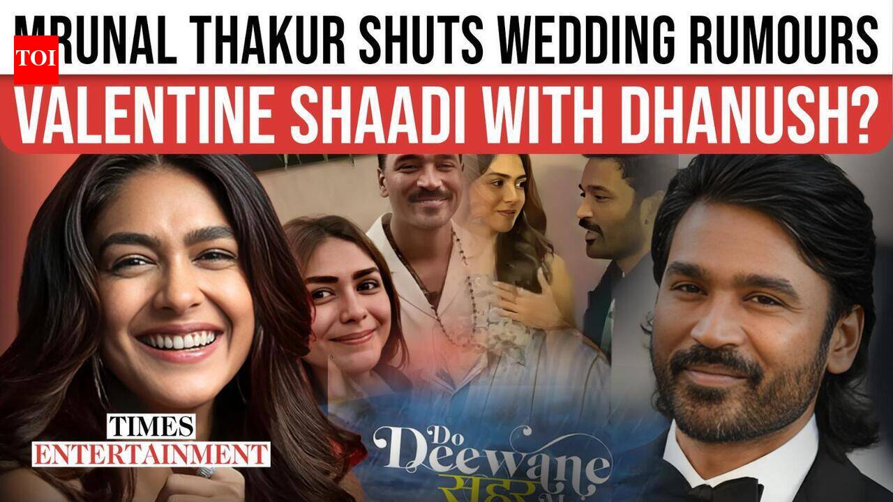 Are Dhanush and Mrunal Thakur Planning a Valentine’s Day Wedding? Rumours Spark Buzz