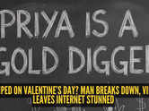 &ldquo;Priya Gold Digger Hai!&rdquo;: Heartbroken man&rsquo;s Valentine&rsquo;s Day meltdown