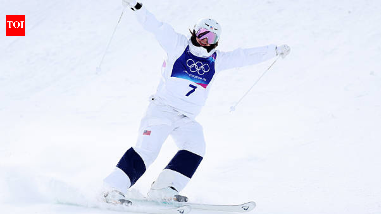 United States’ Jaelin Kauf wins second silver in Olympic dual moguls after a tiny mistake leads Jakara Anthony towards gold