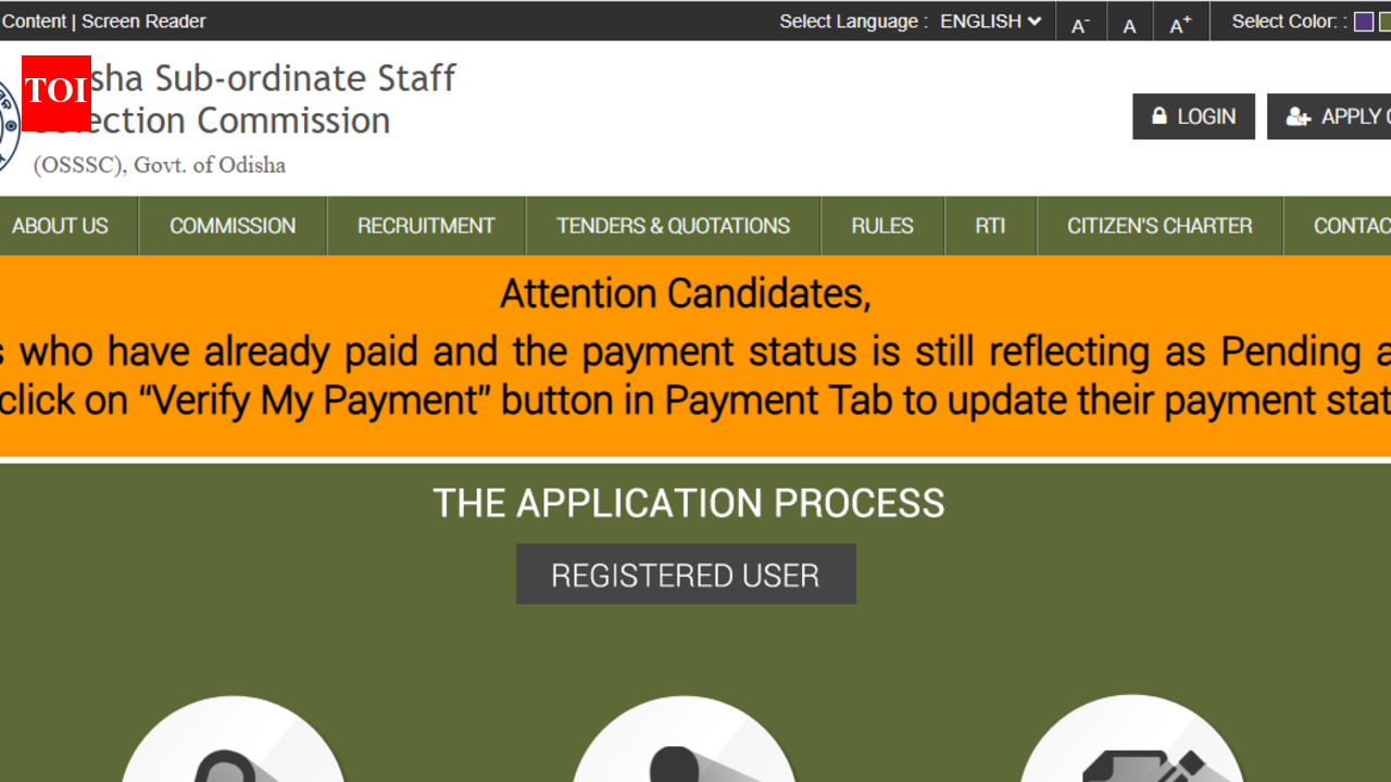 OSSSC CRE recruitment 2026: Application for 1,518 posts ends tomorrow; direct link to apply here