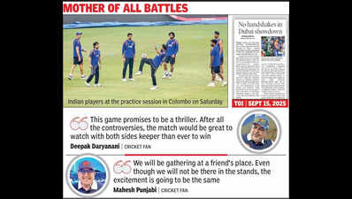 All Kolkata eyes on first Indo-Pak match after handshake episode
