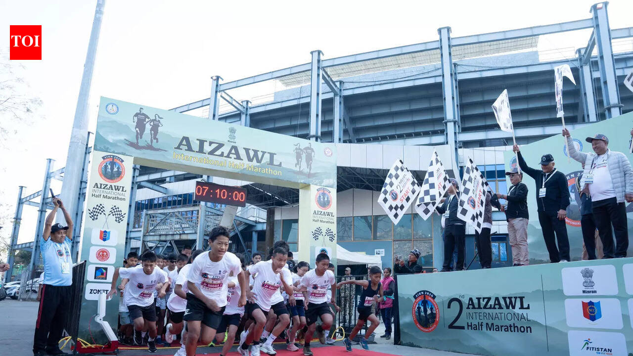 Aizawl hosts int’l half marathon, draws nearly 3000 runners