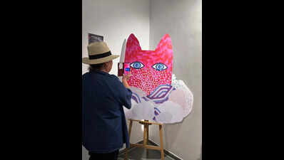 Beyond canvas: Spectators turn artists at interactive digital art exhibition at Inko Centre in Chennai