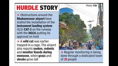 Mobile towers, water tanks raise worry on city flight path