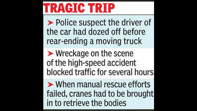 5 from MP on temple tour die in crash enroute to Khatu Shyam Ji