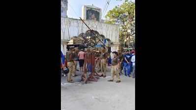 Shivratri: DCP inspects Anandeshwar Temple