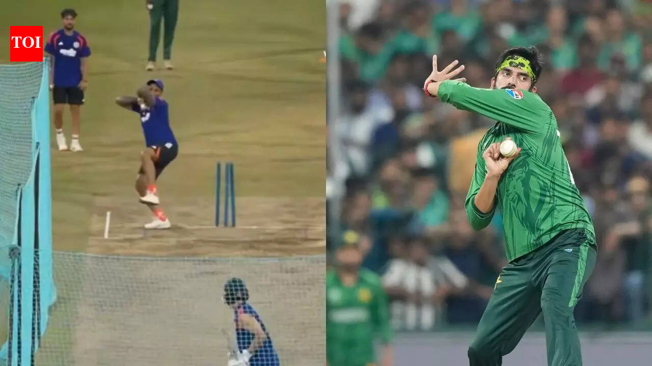 IND vs PAK: India captain Suryakumar Yadav mimics Pakistan spinner Usman Tariq during India nets - Watch