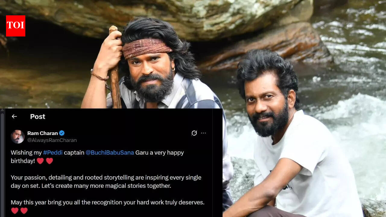'Peddi' director Buchi Babu Sana's birthday: Ram Charan says, 'Let’s create many more magical stories together'