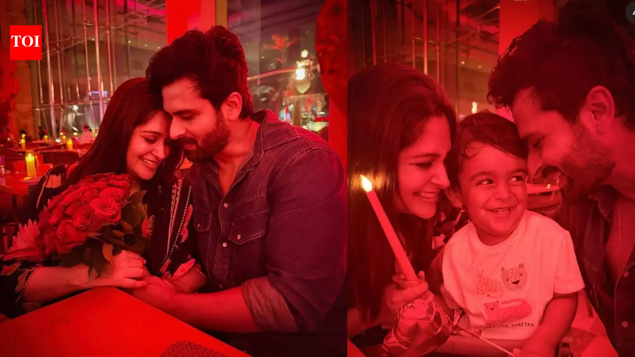 Shoaib Ibrahim and Dipika Kakar share a glimpse into their wholesome Valentine’s Day celebration with son Ruhaan; see pics