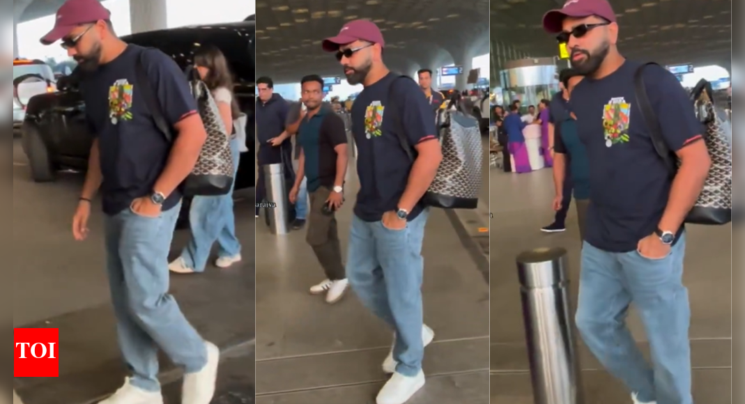Rohit Sharma's viral airport video sparks buzz ahead of India-Pakistan showdown