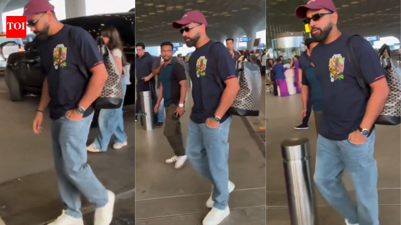 Rohit Sharma's viral airport video sparks buzz ahead of India-Pakistan showdown