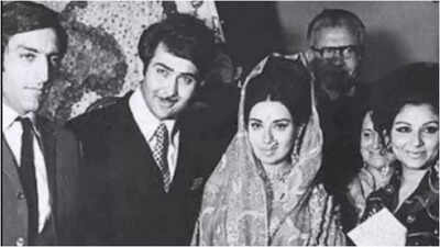 Saba Pataudi posts RARE wedding picture of Randhir Kapoor and Babita, wishes happy birthday - see post