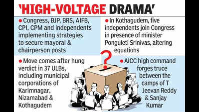 Telangana: Parties strike secret deals to capture ULB posts