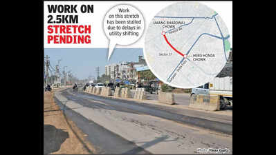 Delay in utility shifting holds up Gurgaon metro work on Hero Honda Chowk link