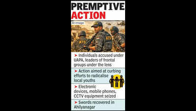 ATS raids 21 spots in Yavatmal, Ahilyanagar; over dozen detained