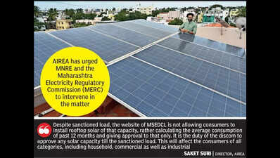 MSEDCL curbs on capacity nod, to hit consumers, says solar energy industry