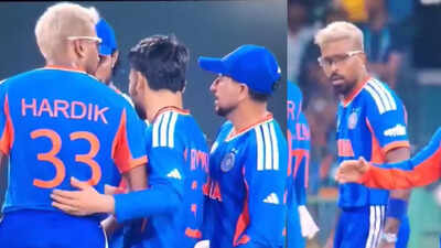 Watch: Angry Hardik Pandya lashes out at Kuldeep Yadav during India's T20 World Cup win over Pakistan