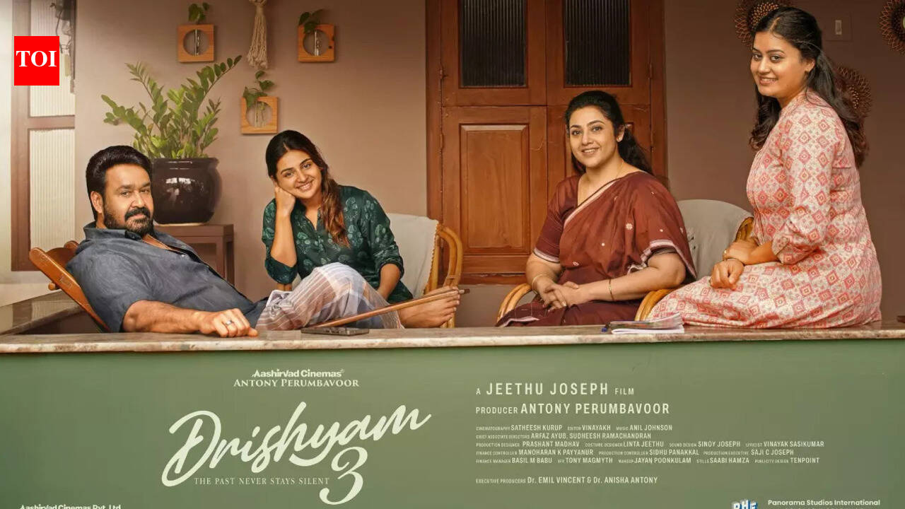 ‘Drishyam 3’: Mohanlal’s Georgekutty and family pose for a picture in NEW poster
