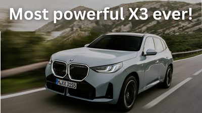 BMW X3 30 xDrive M स्पोर्ट प्रो 74.5 लाख में लॉन्च: अब तक की सबसे शक्तिशाली X3!