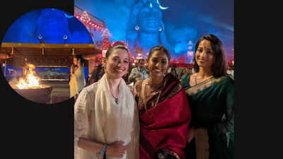  Tamannaah Bhatia, Sara Arjun, Mouni Roy and Srinidhi Shetty dance the night away at Adiyogi Coimbatore