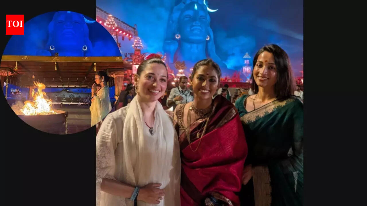 Mahashivratri 2026: Tamannaah Bhatia, Sara Arjun, Mouni Roy and Srinidhi Shetty dance the night away at Adiyogi Coimbatore