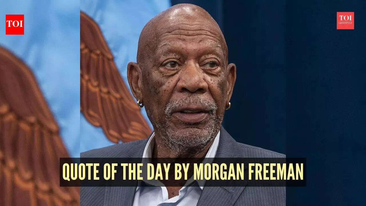 Quote of the day by Morgan Freeman: 