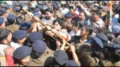 Congress protests in Doon over ‘law, order situation’
