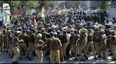 Congress protests in Doon over ‘law, order situation’