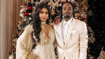 Dee Strange-Gordon’s wife Joalisya celebrates birthday in head-turning all-red outfit during special outing