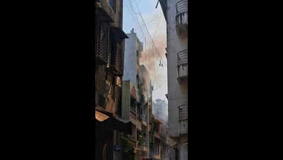 Fire in three-storey house in Gopipura, no casualties
