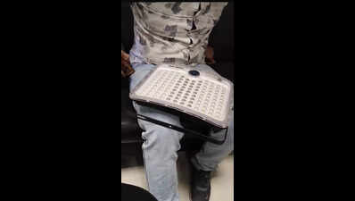 Customs officials at Pune airport recover hydroponic weed again, this time concealed in LED light