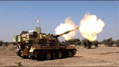 Exercise Vajra Ghaat showcases self-propelled artillery gun system