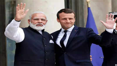 Modi will host Macron in Mumbai today