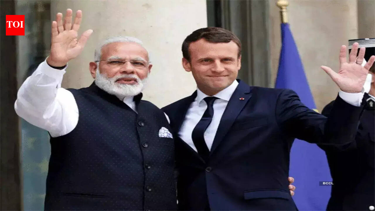 PM Modi will host French President Macron in Mumbai today