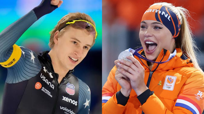 Jake Paul’s fiance Jutta Leerdam trains with American star Jordan Stolz after rumor turns into real Olympic moment