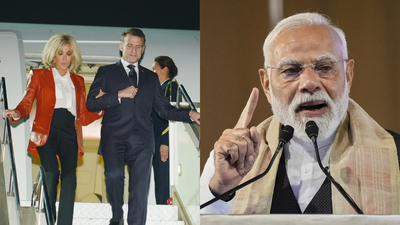 Rafale, AI, Trade: French Prez Macron Arrives In Mumbai, Set To Meet PM Modi; What's On Agenda?