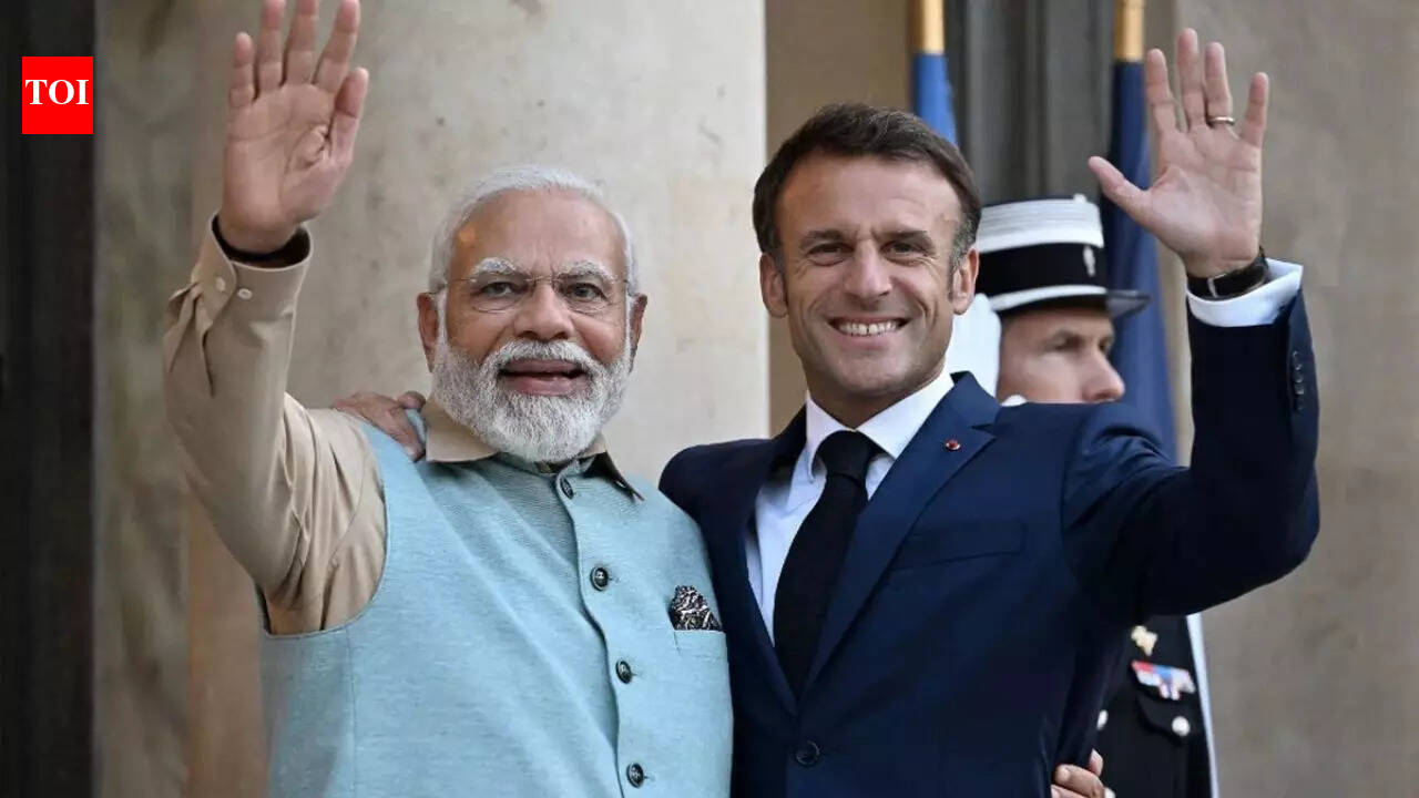 'See you in Mumbai &amp; later in Delhi': PM Modi's welcome message for 'dear friend' Emmanuel Macron