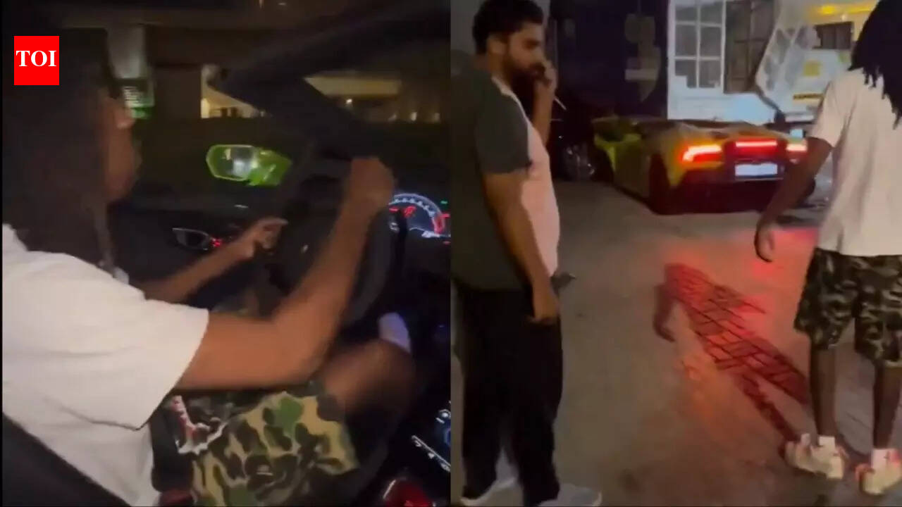 UAE viral video: Tourist loses control in rented Dubai Lamborghini, crashes car in stunt gone wrong